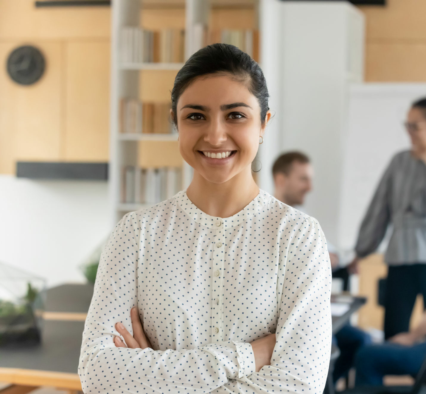 Smiling teacher