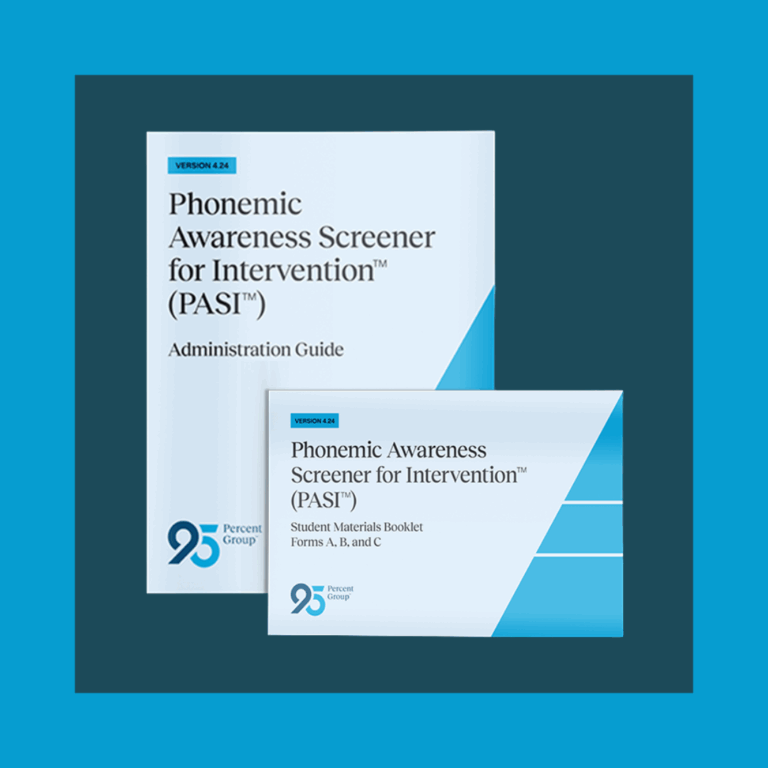 95 Phonemic Awareness Screener for Intervention™ (95 PASI™) product image